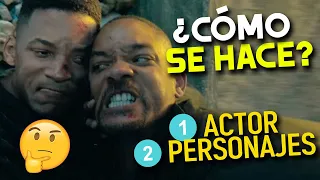 ¿CÓMO SE HACE para filmar escenas en las que un actor interpreta a DOS PERSONAJES A LA VEZ?