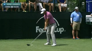 James Hahn and Justin Rose's slo-mo swing is analyzed at Wells Fargo