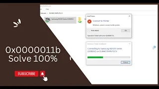 0x0000011b | error 0x0000011b | Windows cannot connect to the printer