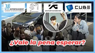 Tour AGENCIAS de KPOP (JYP, SM, YG & CUBE) 🏘️ ¿Se puede encontrar a algún idol? 👀