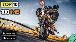 Top 10 Best bike racing android games for low end device offline (100 mb)