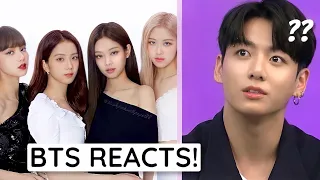 BTS REACTS To Being Asked About BLACKPINK In Recent Interview!