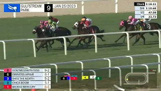 Gulfstream Park Carrera 9 - 25 de Enero 2023