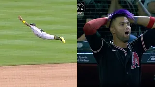 INCREDIBLE diving catches that get increasingly more INSANE!