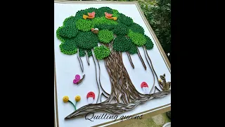 Quilling tree | quilling tutorial #shorts
