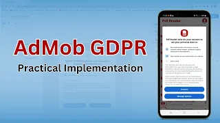 Practically implement AdMob GDPR message in the Android App. How to solve AdMob GDPR message