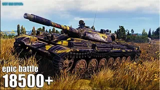 18500+ СВЕТ и ДАМАГ на Т-100 ЛТ 🌟 World of Tanks лучший бой на лт