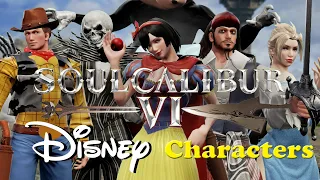 Soul Calibur VI Disney Characters