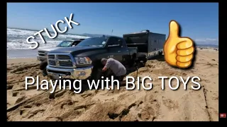 STUCK  Pismo Beach Sand Dunes (Oceano) Camping by the Beach