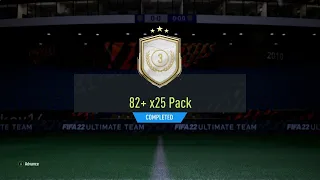 FIFA 22: 82+ X25 PACK!