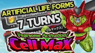 ARTIFICIAL LIFE FORMS MISSION VS CELL MAX IN 7 TURNS! Dragon Ball Z Dokkan Battle