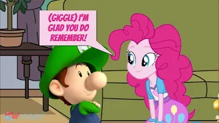 Pinkie Pie Babysits Baby Luigi & Baby Daisy