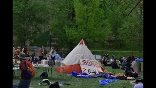 IU’s Gaza encampment