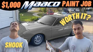 $1000 MIATA MAACO PAINT JOB (WE GOT SCREWED)