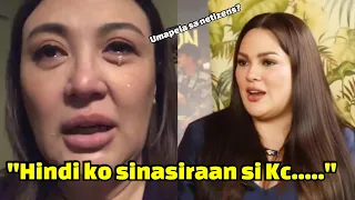 Sharon Cuneta sinabing di nya sinisiraan si Kc concepcion