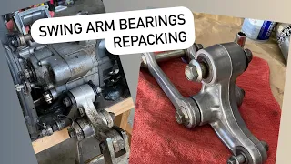 E13 2000 RM 125 Swimg Arm Bearings Repacking and polish