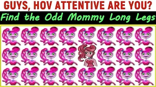 FNF | Find the Odd Huggy Wuggy Out and Mommy Long Legs | Puzzle | POPPY PLAYTIME | FNAF PLUS