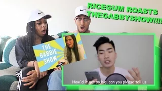 Couple Reacts : TheGabbieShow Roasts me (Diss Track) by RiceGum Reaction!!!!