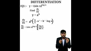 Differentiation short trick | differentiation most important question | CBSE JEE IIT | NDA #shorts
