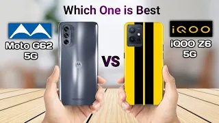 Moto G62 5G vs iQOO Z6 5G