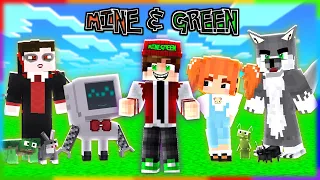 MİNE & GREEN | MINECRAFT ÇİZGİ FİLMİ | 1. SEZON TÜM BÖLÜMLER