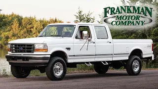 100K Mile- Garaged - 1996 Ford F-350 XLT 4WD 5-Speed Manual HD 7.3L Diesel - Frankman Motors Company