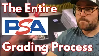 Rare Footage Of The Entire PSA Trading Card Grading Process