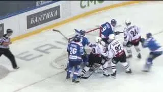 Dinamo Riga @ Lada 09/15/2014 Highlights / Лада - Динамо Рига 3:2ОТ