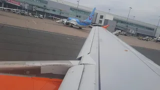 Easyjet A320 Birmingham(BHX)-Edinburgh(EDI) taxi and takeoff