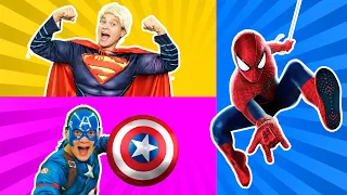 Superheroes Song + MORE | Spider-Man | Ironman | Hulk | Kids Songs and Nursery Rhymes | BalaLand