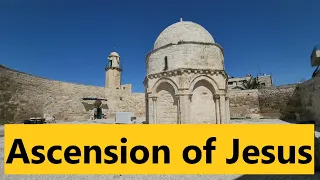 The footprint of Jesus - From here Jesus ascended to heaven - the Chapel of Ascension Jerusalem