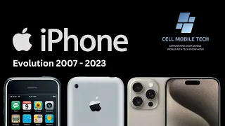 iPhone Evolution (2007-2023) #Apple #iPhone #iOS