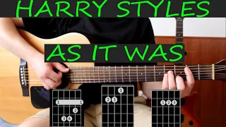 Harry Styles - As It Was - Guitar Chords Tutorial & Lyrics