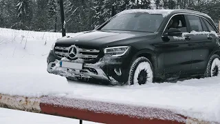 Mercedes GLC 400d 4Matic - 4x4 deep snow test