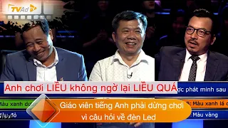 AI LÀ TRIỆU PHÚ Mới nhất Ngày 7/5/2024 Giáo viên tiếng Anh phải dừng chơi vì câu hỏi về đèn Led