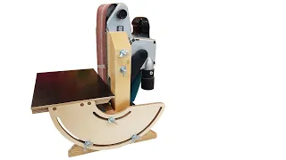 Making a Belt Sander Station with 90° tilting Table for a Makita 9404