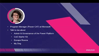 Scottish Summit 2020 - Manuela Pichler - Managing PowerApps and Power Automate at scale