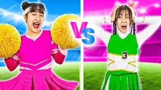 Popular Vs Unpopular Cheerleader... Don't Feel Jealous With Sara, Baby Doll | Baby Doll And Mike