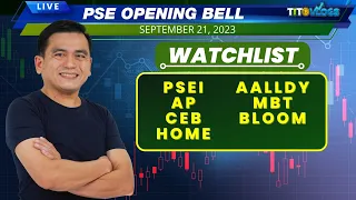 STOCKS REVIEW BY REQUEST | PSE Opening Bell Live September 21, 2023