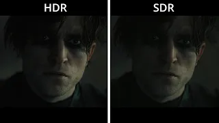 The Batman 4K vs Blu-ray Comparison (SDR version)