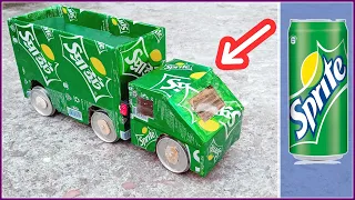 How to Make an Amazing Toy Truck From Sprite Cans 🚛 DIY Toys Car: Homemade Inventions