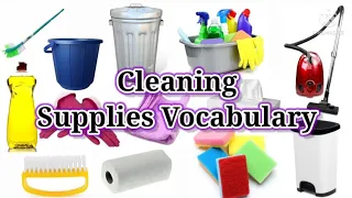 Cleaning tools | Learn english vocabulary | Cleaning Supplies Vocabulary in english