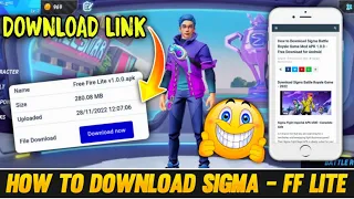 HOW TO DOWNLOAD SIGMA BATTLE ROYALE 😍 SIGMA GAME DOWNLOAD LINK ✅ SIGMA GAME KAISE DOWNLOAD KAREN 🤔