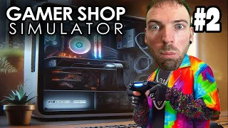 Ich habe jetzt GAMING COMPUTER im VERKAUF 😏 & den LADEN verschönert || #2 || Gamer Shop Simulator 🎮