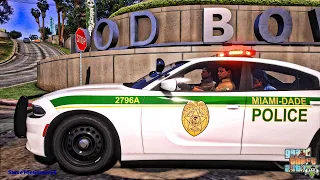 Playing GTA 5 As A POLICE OFFICER City Patrol| GTA 5 Lspdfr Mod| 4K