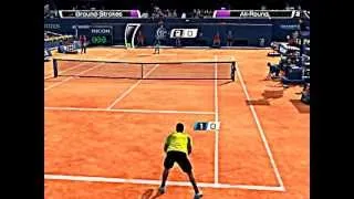 Virtua Tennis 4 - Gameplay Novak Djokovic vs Rafael Nadal