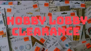 HOBBY LOBBY CLEARANCE CRAFT HAUL