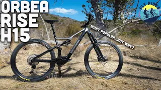 Most Popular Lightweight Electric Mountain Bike of 2022 at Fly Rides...The Orbea Rise H15 Reviewed