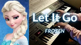 Let It Go - Frozen, Yamaha Electone el900 - Dimitris Leontaris