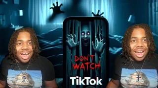 SHORT HORROR FILM - DON'T WATCH TIKTOK (REACTION) THIS WAS CREEPY